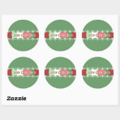 Kerst sticker weergegeven GROEN, maar u kiest kleu (Vel)