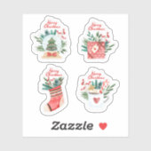 Kerst stickercollectie sticker (Vel)