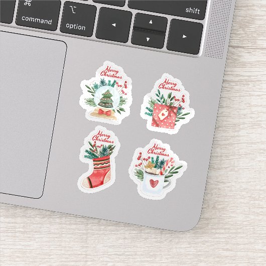 Kerst stickercollectie sticker (Detail)