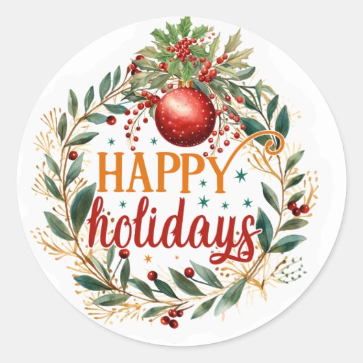 Kerst stickers (Voorkant)