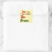Kerst stickers (Tas)