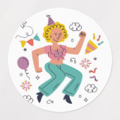 Kerst stickers (Design 1)