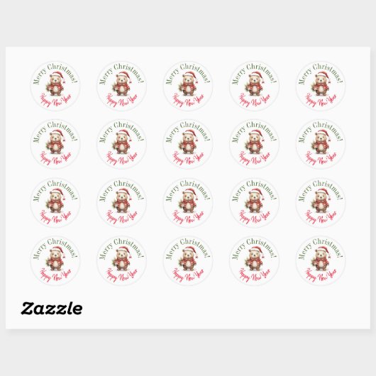 Kerst stickers (Vel)