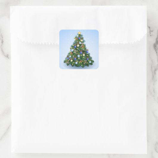 Kerst stickers (Tas)