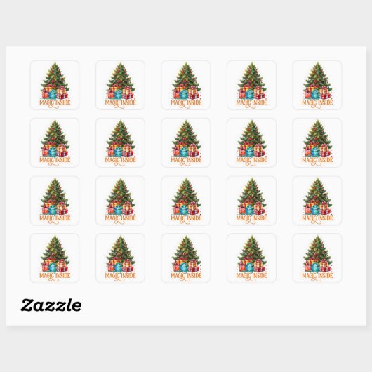 Kerst stickers (Vel)