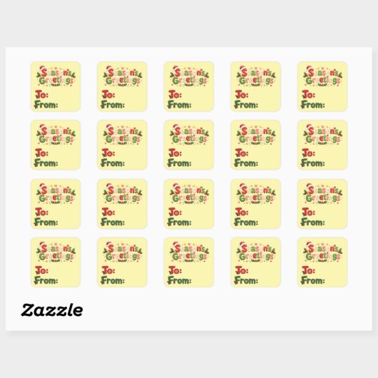 Kerst stickers (Vel)