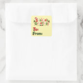 Kerst stickers (Tas)