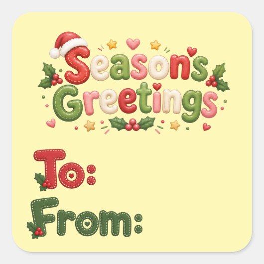 Kerst stickers (Voorkant)