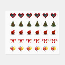 Kerst stickers