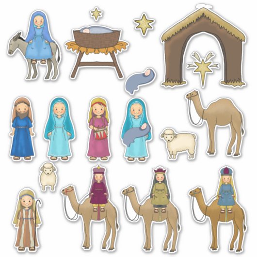 Kerst stickers (Voorkant)