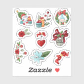 Kerst stickers (Vel)
