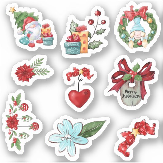 Kerst stickers (Voorkant)