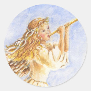 Kerst stickers Angel