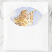 Kerst stickers Angel Oval (Tas)