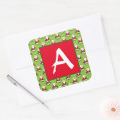 KERST STICKERS DOUANE INITIAAL ENVELOPE SEAL (Envelop)