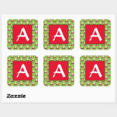 KERST STICKERS DOUANE INITIAAL ENVELOPE SEAL (Vel)
