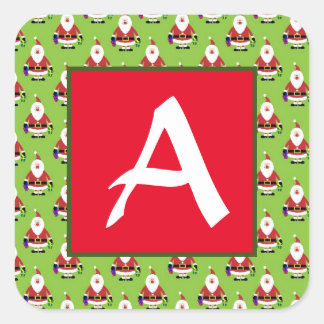 KERST STICKERS DOUANE INITIAAL ENVELOPE SEAL
