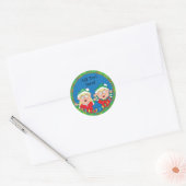 Kerst stickers Elfen. personaliseren (Envelop)