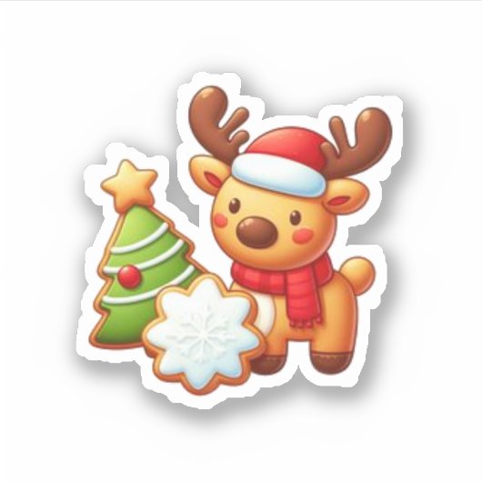 Kerst stickers en labels (Voorkant)