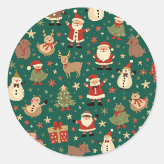 Kerst stickers en labels