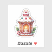 Kerst stickers en labels (Vel)