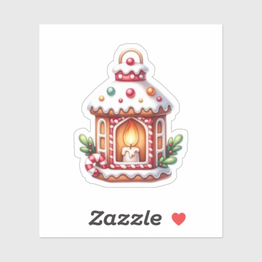 Kerst stickers en labels (Vel)