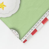 Kerst stickers Festive Pattern Fleece Deken (Hoek)