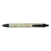 Kerst stickers Festive Pattern Zwarte Inkt Pen (Achterkant)