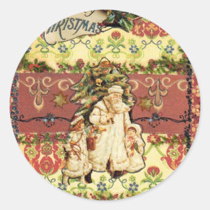 kerst stickers groot 3"