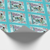 Kerst stickers , nieuw jaar cadeaupapier (Hoek)