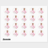 Kerst stickers Notenkraker Ballet Personaliseren (Vel)