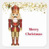 Kerst stickers-Nutrikkraker Vierkante Sticker (Voorkant)