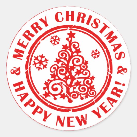 Kerst stickers of letterverzegelingen (Voorkant)