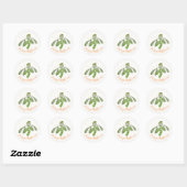 Kerst stickers Oorspronkelijke Waterverf Mistletoe (Vel)