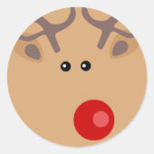 Kerst stickers Rendieren (Voorkant)