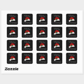 Kerst stickers Santa Hat HAMbyWG (Vel)