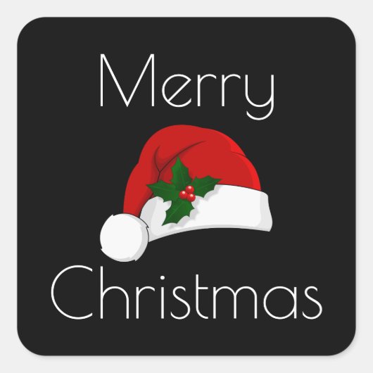 Kerst stickers Santa Hat HAMbyWG (Voorkant)