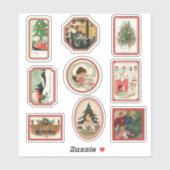 Kerst stickers Scrapbooking Journal Planner (Vel)