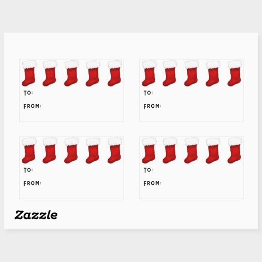 Kerst stickers sjabloon (Vel)