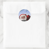 Kerst stickers Sjabloon voor Santa Ornament-foto (Tas)