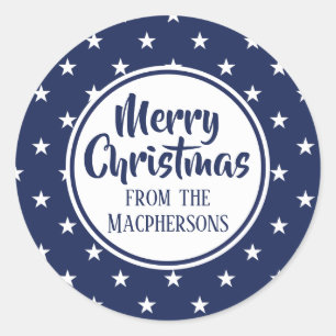 Kerst stickers van Navy Stars