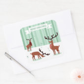 Kerst stickers van rendieren (Envelop)