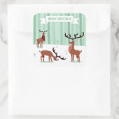 Kerst stickers van rendieren (Tas)