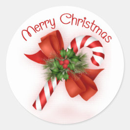 Kerst stickers van snoepsuikerriet