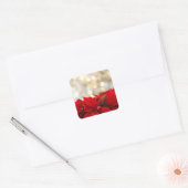 Kerst stickers vel w / Flowers (Envelop)