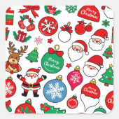 Kerst stickers verpakking (Voorkant)