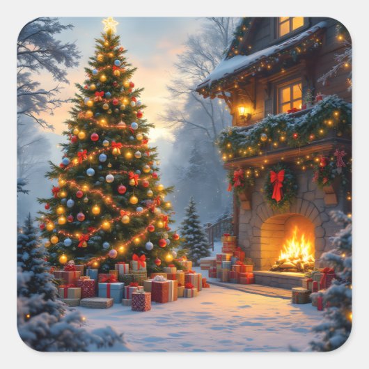 Kerst stickers voor buiten (Voorkant)