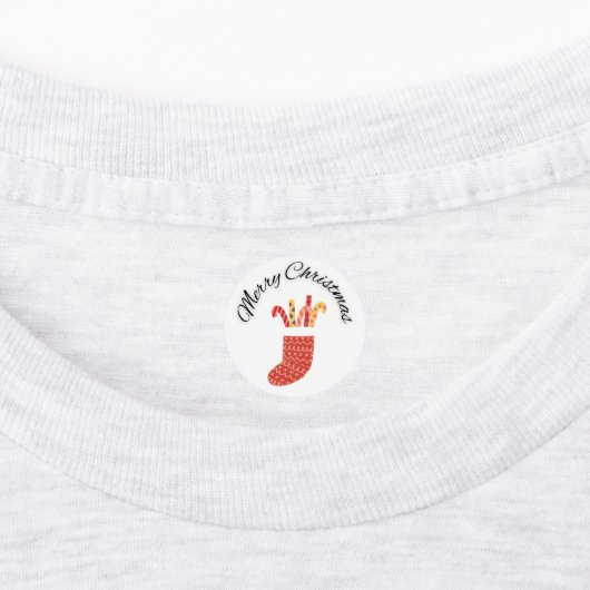 Kerst stickers voor cadeau (Aangebracht)