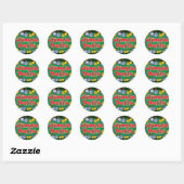 Kerst stickers voor kinderen (Vel)