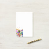 Kerst Sticky Notes met Happy Gnomes Party (Op bureau)